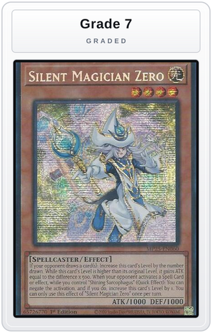 Graded - Silent Magician Zero — Grade 7 graded overlay