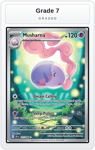 Graded - Musharna - 117/086 — Grade 7 graded overlay