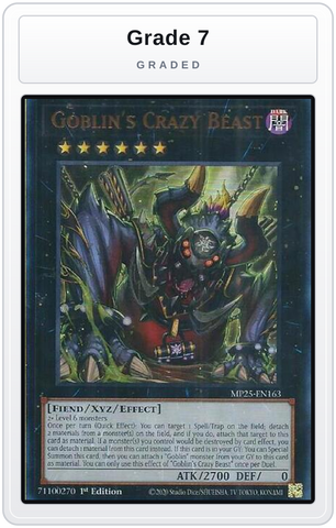 Graded - Goblin's Crazy Beast — Grade 7 graded overlay