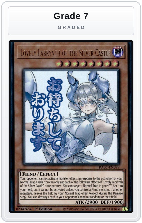 Graded - Lovely Labrynth of the Silver Castle — Grade 7 graded overlay