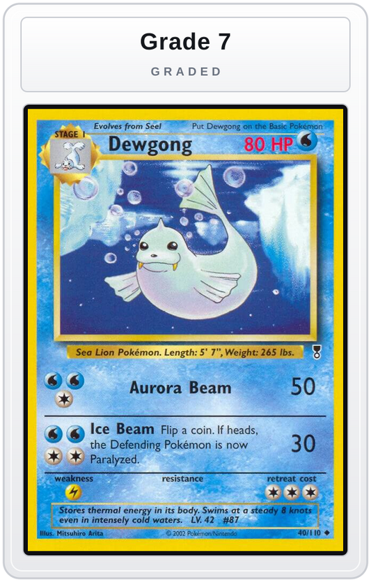 Graded - Dewgong — Grade 7 graded overlay