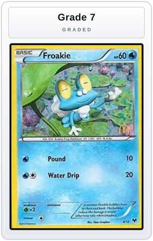 Graded - Froakie - 4/12 — Grade 7 graded overlay