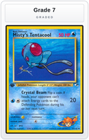 Graded - Misty's Tentacool (57) — Grade 7 graded overlay