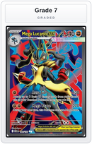 Graded - Mega Lucario ex - 160/132 — Grade 7 graded overlay