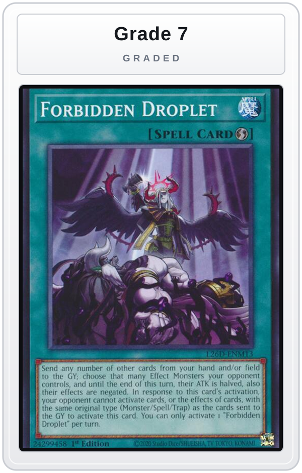Graded - Forbidden Droplet — Grade 7 graded overlay