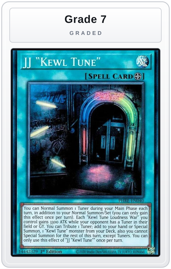 Graded - JJ "Kewl Tune" — Grade 7 graded overlay