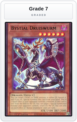 Graded - Bystial Druiswurm — Grade 7 graded overlay