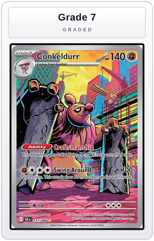 Graded - Conkeldurr - 127/086 — Grade 7 graded overlay