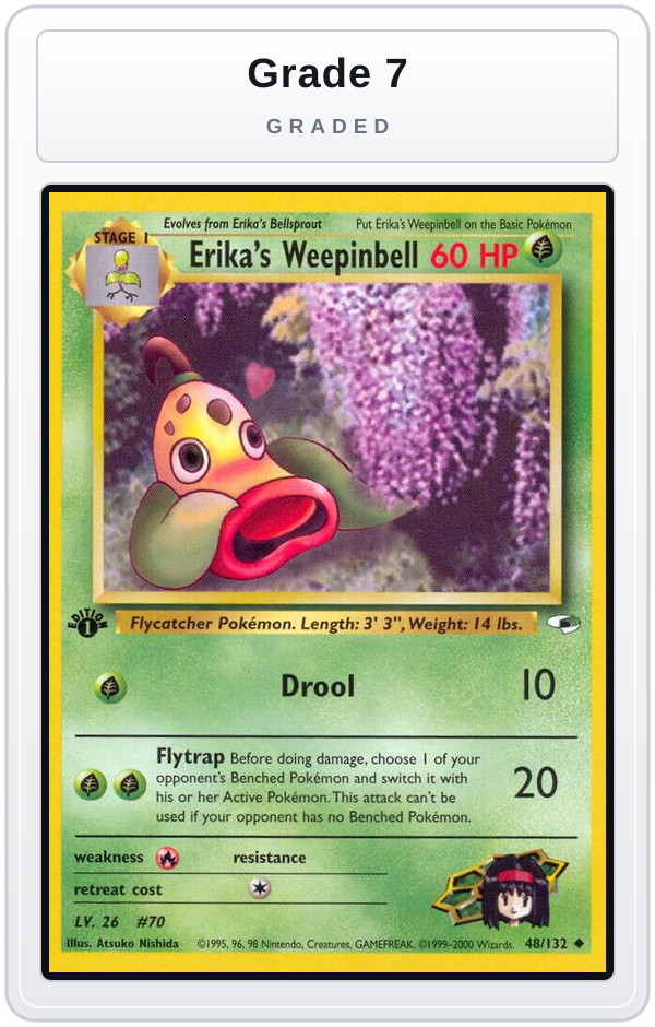 Graded - Erika's Weepinbell (48) — Grade 7 graded overlay
