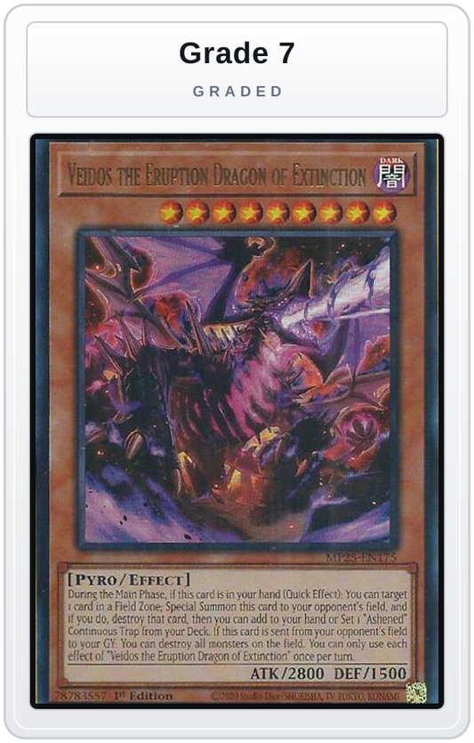Graded - Veidos the Eruption Dragon of Extinction — Grade 7 graded overlay