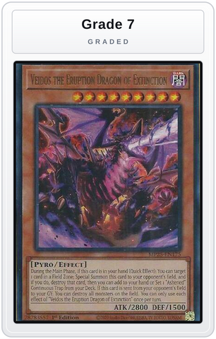 Graded - Veidos the Eruption Dragon of Extinction — Grade 7 graded overlay