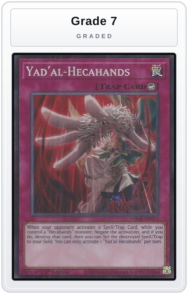 Graded - Yad'al-Hecahands (Super Rare) — Grade 7 graded overlay