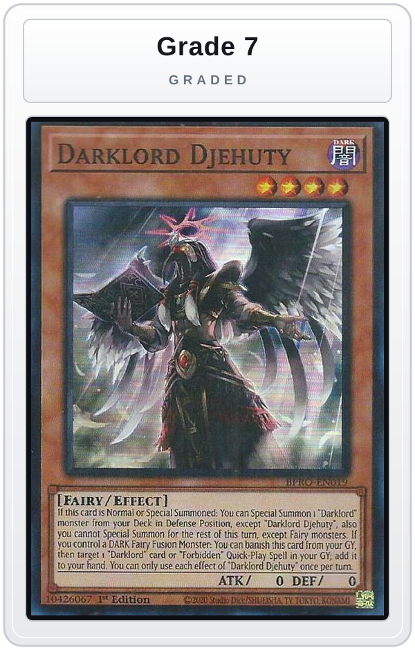 Graded - Darklord Djehuty — Grade 7 graded overlay