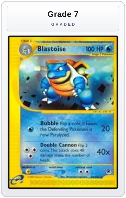 Graded - Blastoise (36) — Grade 7 graded overlay