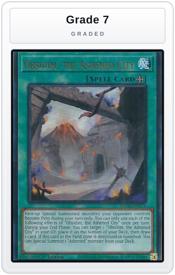 Graded - Obsidim, the Ashened City — Grade 7 graded overlay