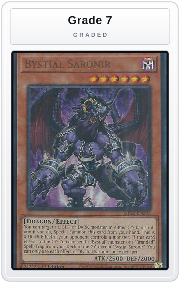 Graded - Bystial Saronir — Grade 7 graded overlay