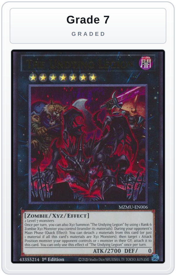 Graded - The Undying Legion — Grade 7 graded overlay