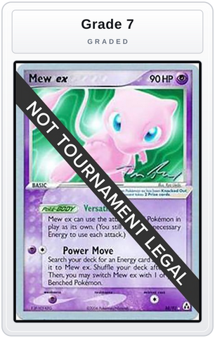 Graded - Mew ex - 2007 (Tom Roos) — Grade 7 graded overlay
