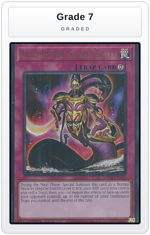 Graded - Apophis the Swamp Deity — Grade 7 graded overlay