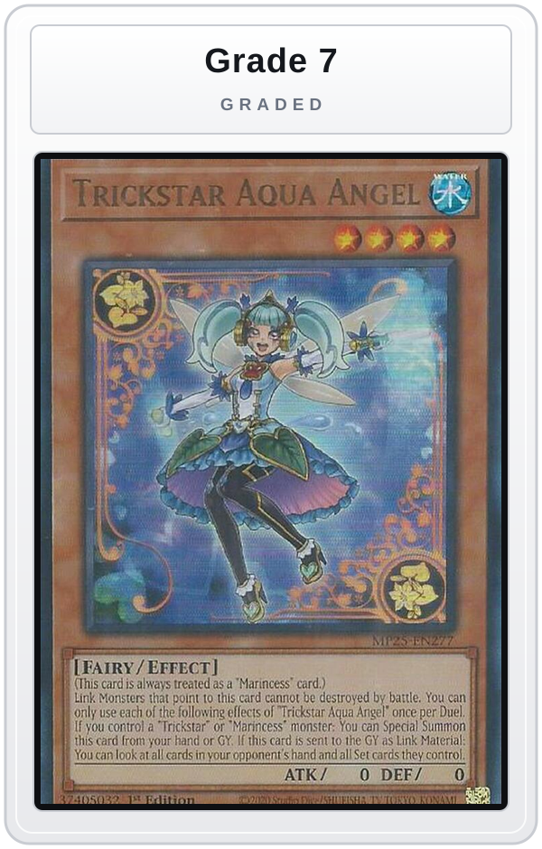 Graded - Trickstar Aqua Angel — Grade 7 graded overlay