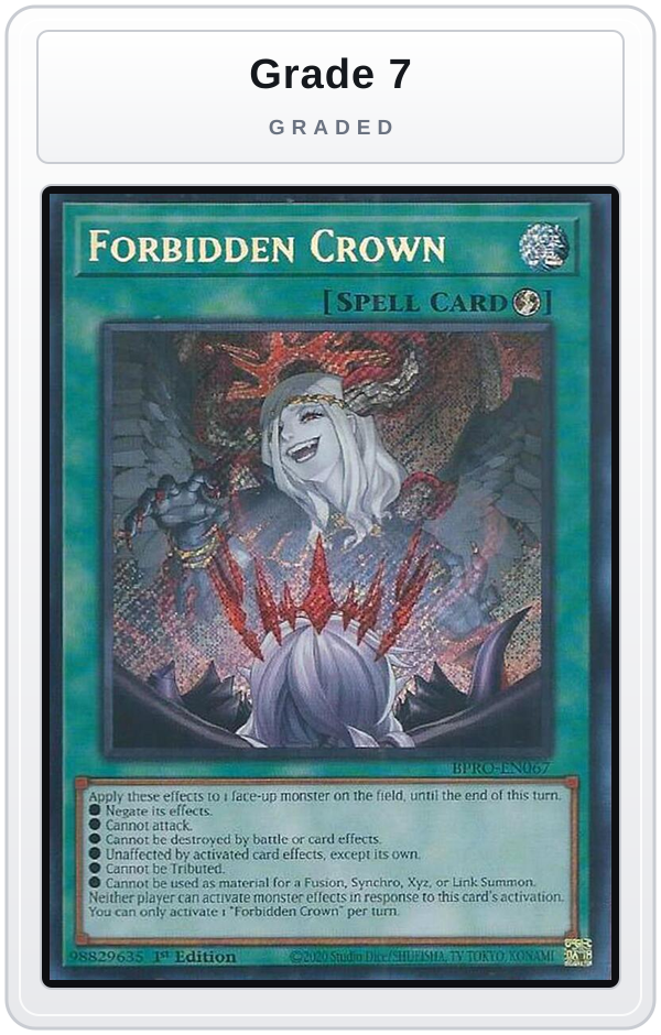 Graded - Forbidden Crown — Grade 7 graded overlay