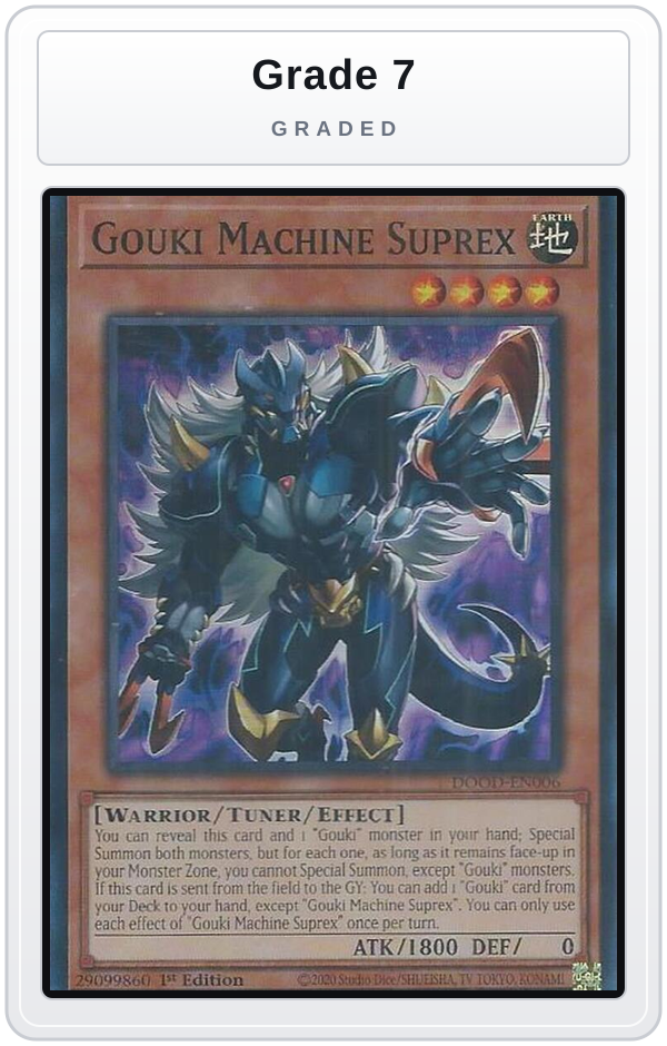 Graded - Gouki Machine Suprex — Grade 7 graded overlay
