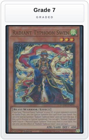 Graded - Radiant Typhoon Swen — Grade 7 graded overlay