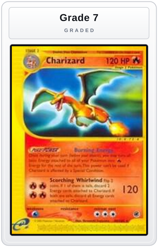 Graded - Charizard (40) — Grade 7 graded overlay