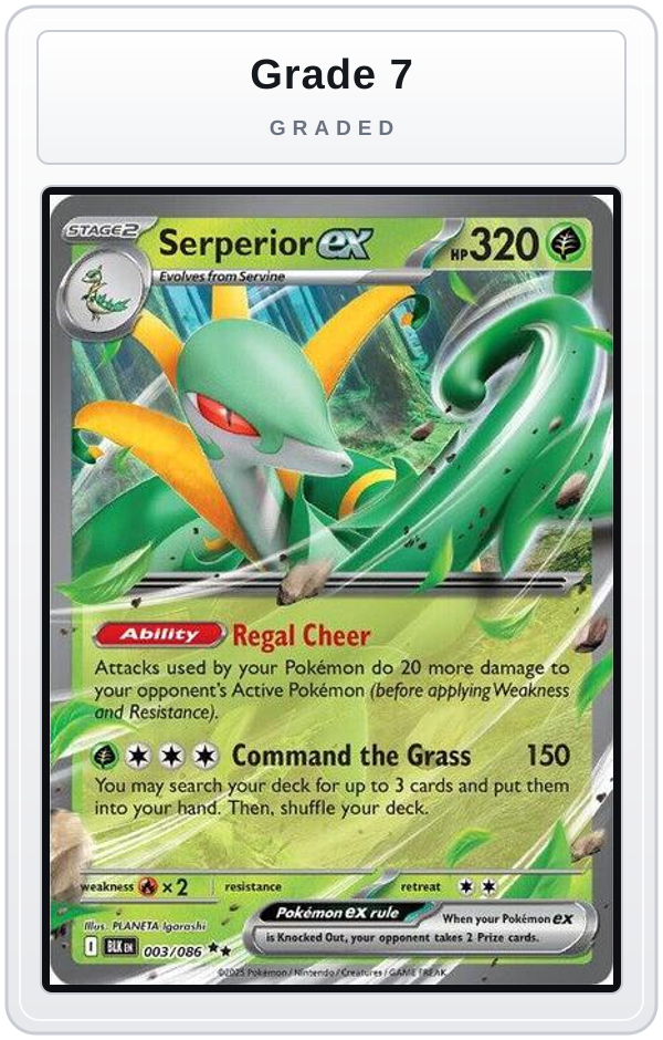 Graded - Serperior ex — Grade 7 graded overlay