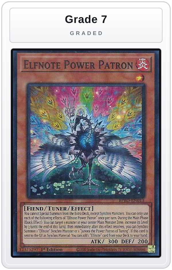 Graded - Elfnote Power Patron — Grade 7 graded overlay