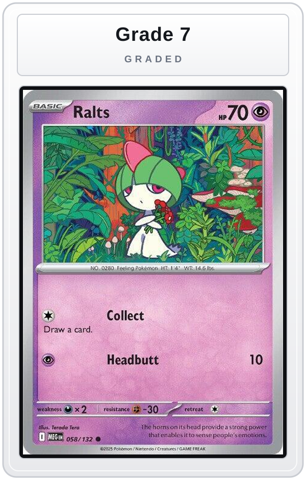Graded - Ralts — Grade 7 graded overlay
