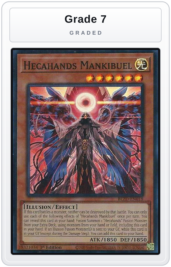 Graded - Hecahands Mankibuel — Grade 7 graded overlay
