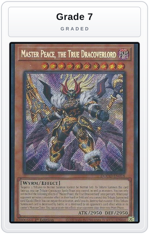 Graded - Master Peace, the True Dracoverlord — Grade 7 graded overlay