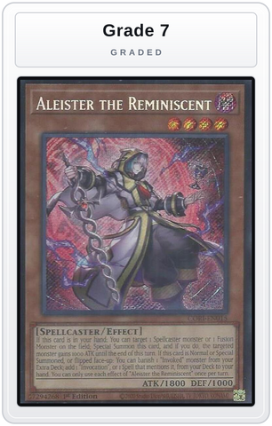Graded - Aleister the Reminiscent — Grade 7 graded overlay