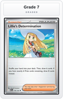 Graded - Lillie's Determination - 119/132 — Grade 7 graded overlay