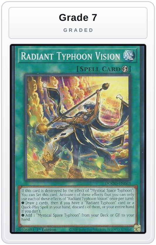 Graded - Radiant Typhoon Vision — Grade 7 graded overlay