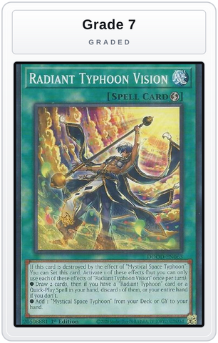 Graded - Radiant Typhoon Vision — Grade 7 graded overlay