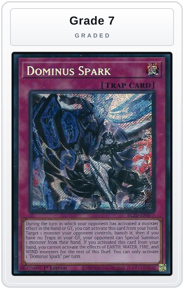 Graded - Dominus Spark — Grade 7 graded overlay