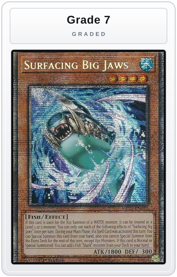 Graded - Surfacing Big Jaws — Grade 7 graded overlay