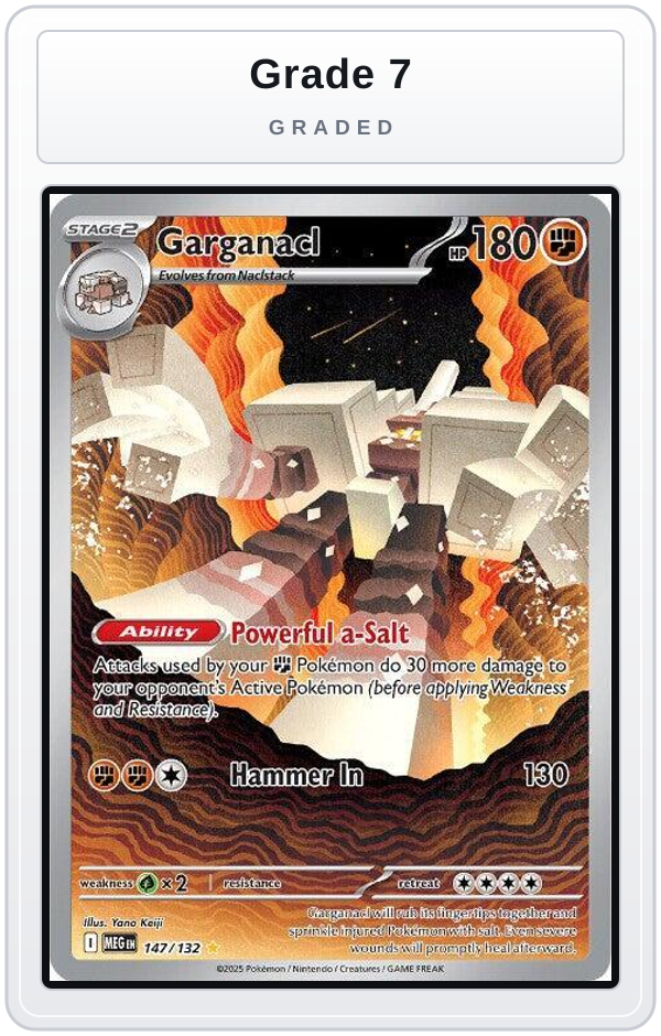 Graded - Garganacl - 147/132 — Grade 7 graded overlay