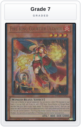Graded - Fire King Courtier Ulcanix — Grade 7 graded overlay