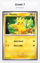 Graded - Pikachu — Grade 7 graded overlay