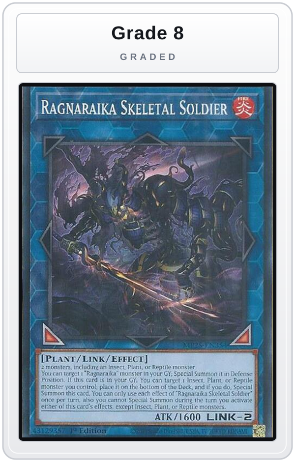 Graded - Ragnaraika Skeletal Soldier — Grade 8 graded overlay