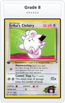 Graded - Erika's Clefairy — Grade 8 graded overlay