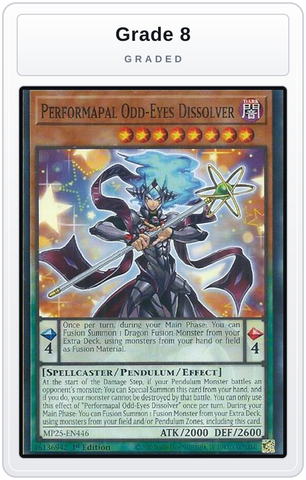 Graded - Performapal Odd-Eyes Dissolver — Grade 8 graded overlay
