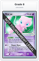 Graded - Mew ex - 2007 (Tom Roos) — Grade 8 graded overlay