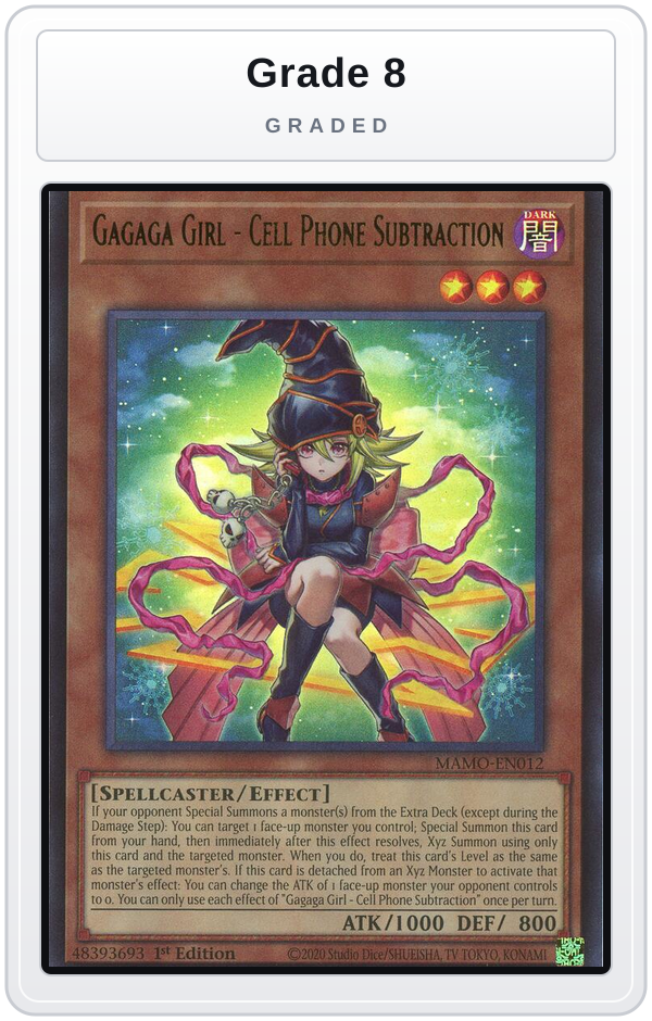 Graded - Gagaga Girl - Cell Phone Subtraction — Grade 8 graded overlay