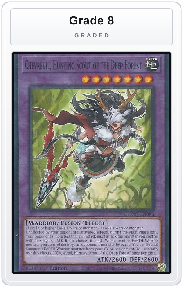 Graded - Chevreuil, Hunting Scout of the Deep Forest — Grade 8 graded overlay