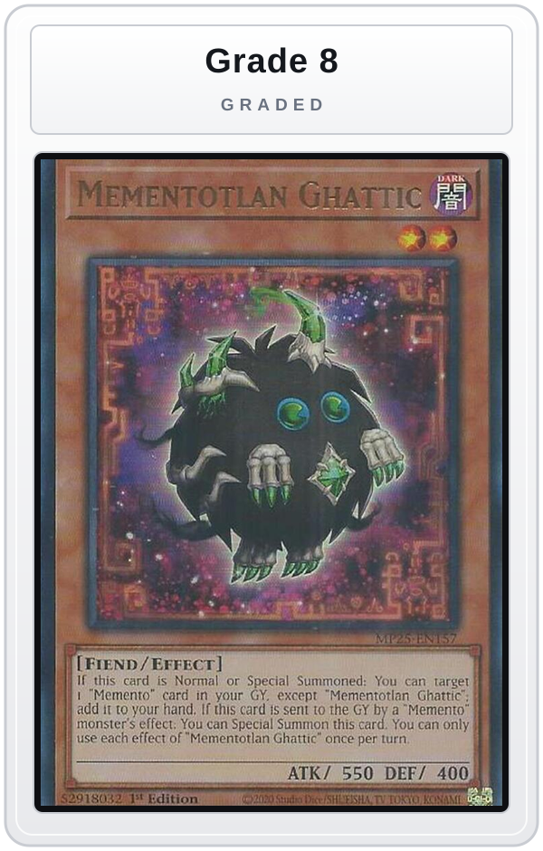 Graded - Mementotlan Ghattic — Grade 8 graded overlay