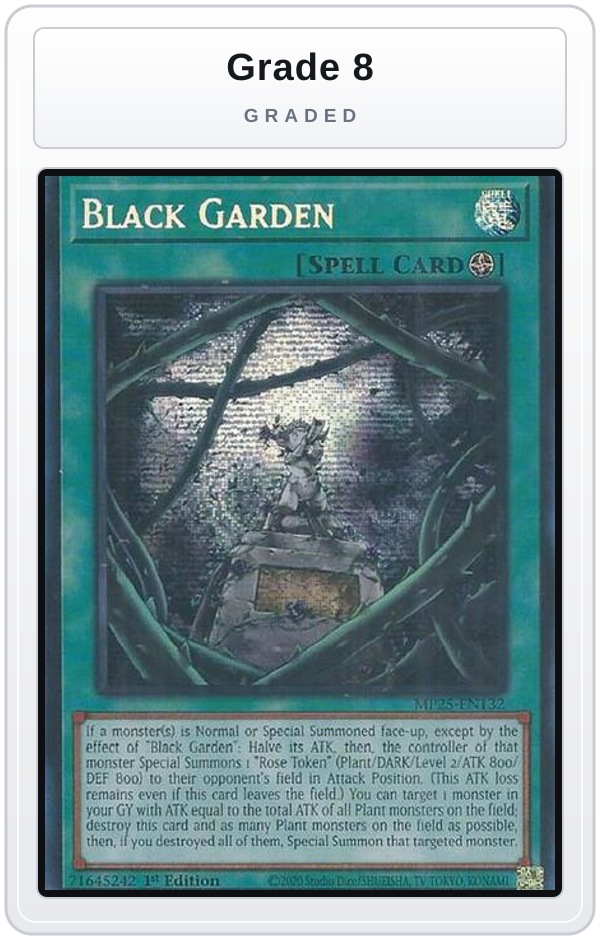 Graded - Black Garden — Grade 8 graded overlay